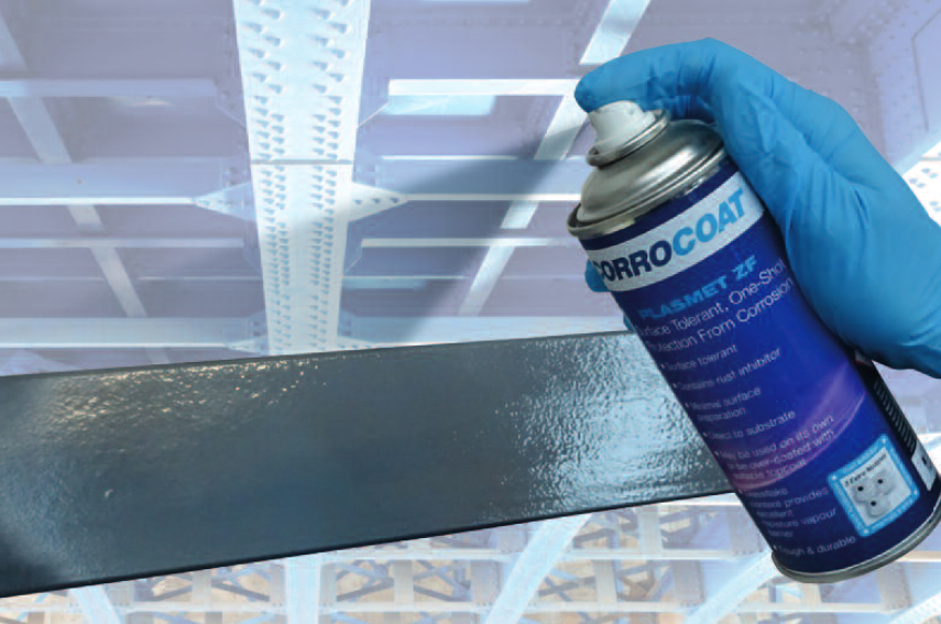 NEW HIGH PERFORMANCE AEROSOL-DELIVERED COATING TO COMBAT CORROSION
